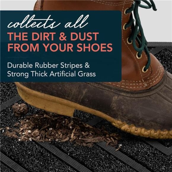 Durable Outdoor Mat - Front Door Mat - 30''x18'' - Welcome Mats Outdoor - Picture 3 of 7